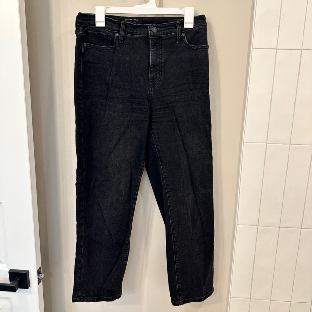 Banana Republic High Rise Straight Jeans